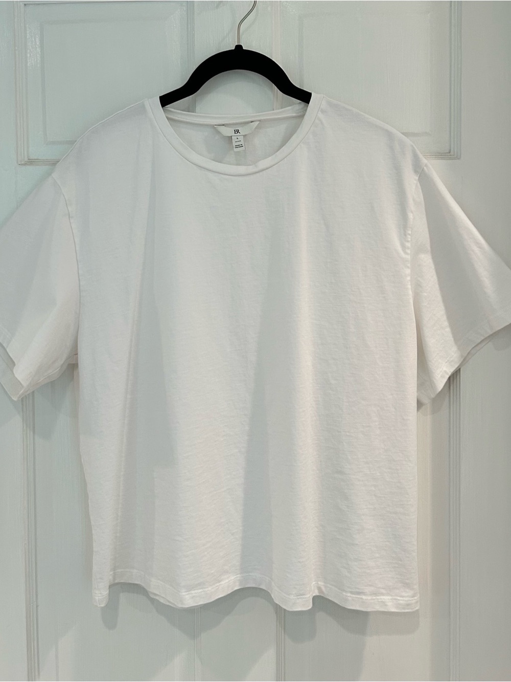 Banana Republic white heavier cotton short sleeve t-shirt LP